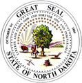 North Dakota state seal.