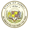 Hawaii state seal.