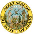 Idaho state seal.