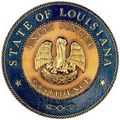 Louisiana state seal.