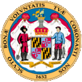 Maryland state seal.