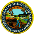 Minnesota state seal.
