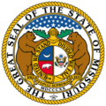 Missouri state seal.