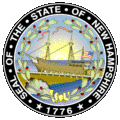 New Hampshire state seal.
