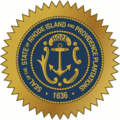 Rhode Island state seal.