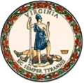 Virginia state seal.