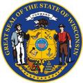 Wisconsin state seal.