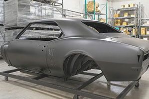 1968 Firebird Coupe on crate base.